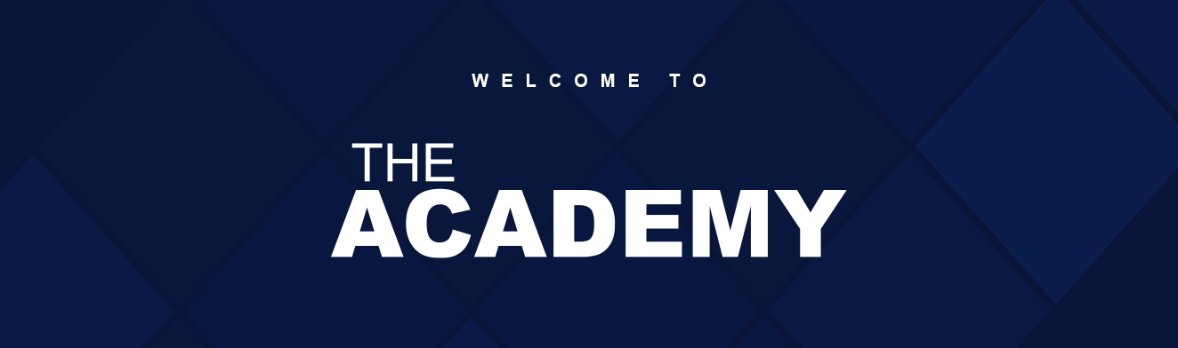 The Academy banner